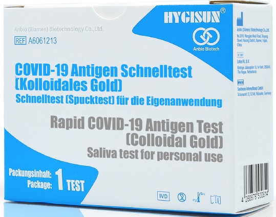 Covid-19 Schnelltest Spuck